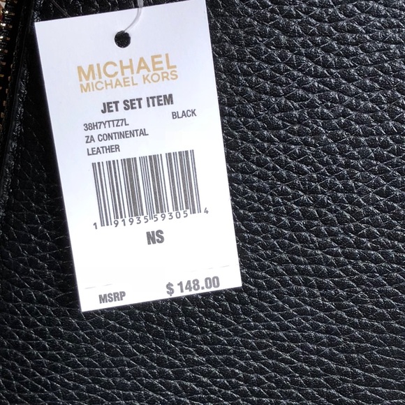 Michael Kors black pebbled leather wallet - Picture 6 of 7